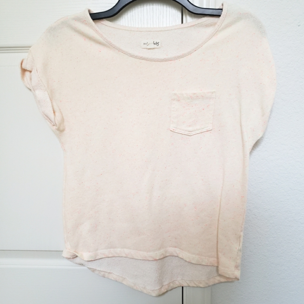 Maison Jules neon speckled top